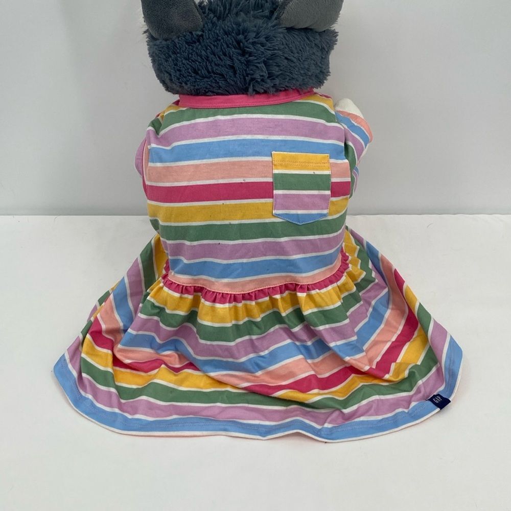 Gap Dog Dress Outfit Striped Shirt Large